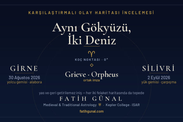 Aynı Gökyüzü, İki Deniz: Girne ve Silivri Felaketlerinin Karşılaştırmalı Bir Olay Haritası İncelemesi